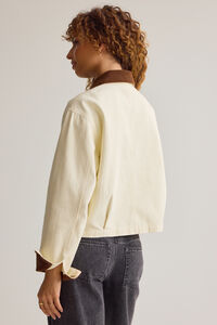 Jayden Cropped Trucker Jacket Detail 4 - Altar'd State