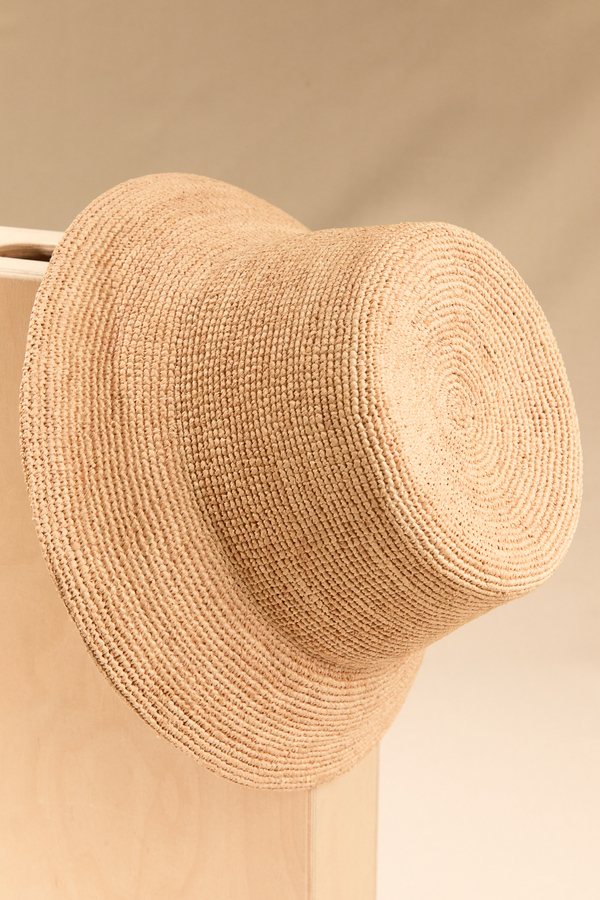 Chloe Raffia Bucket Hat Detail 4 - Altar'd State