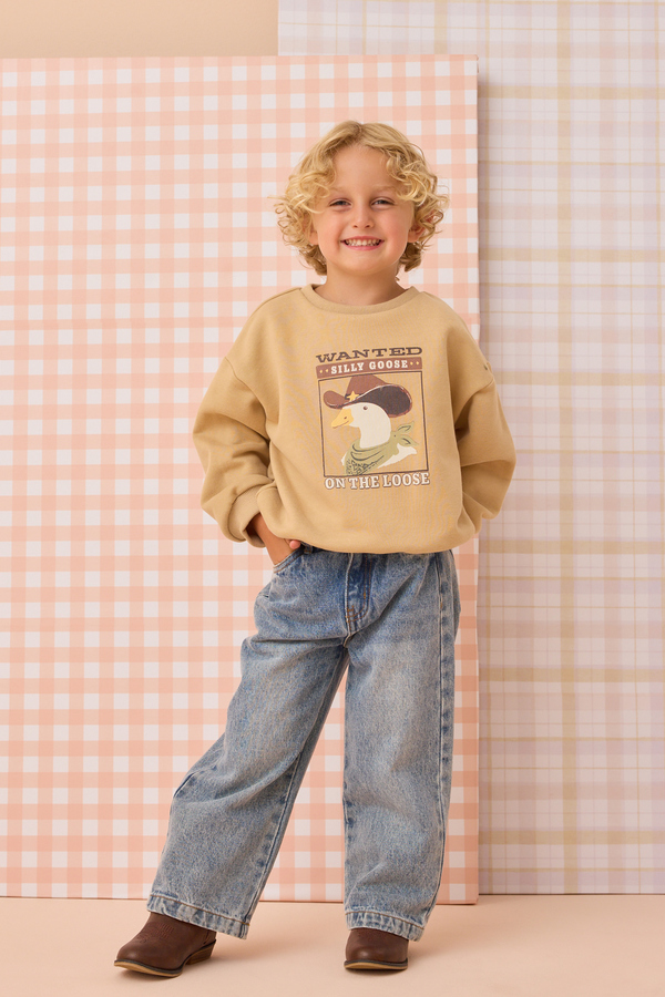 Wanted: Silly Goose Toddler Sweatshirt Detail 4 - Altar'd State