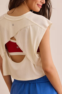 Power Play Flowy Tee Detail 2 - Altar'd State