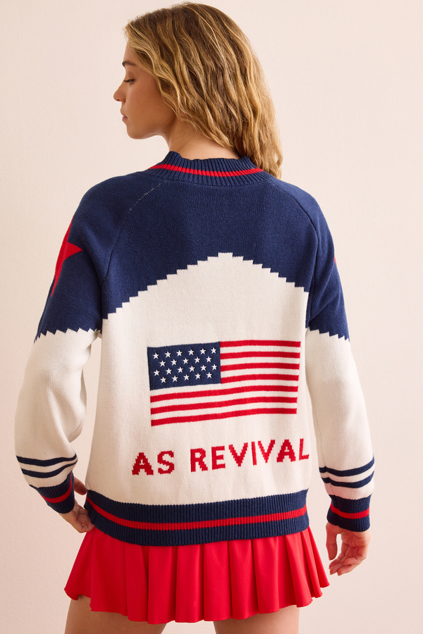 AS Revival America Zip Up Sweater Detail 7 - Altar'd State