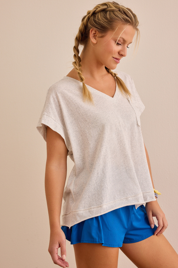 Summit Drift Flowy Tee Detail 3 - Altar'd State