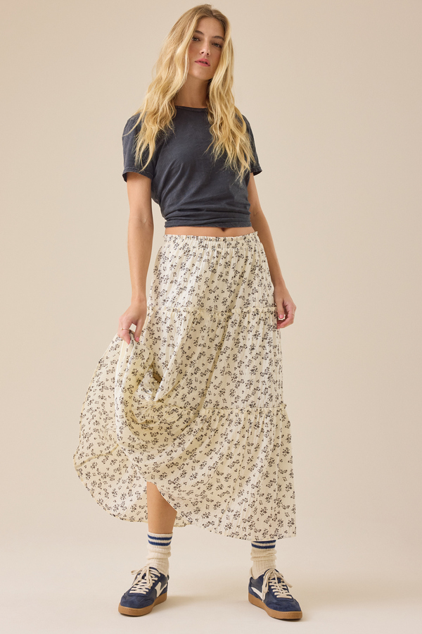 Catelyn Floral Midi Skirt - Altar'd State