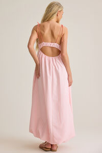 Lucy Striped Maxi Dress Detail 6 - Altar'd State