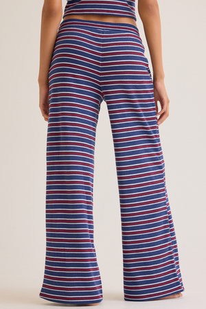 Channing Striped Brushed Rib Lounge Pant - Altar'd State - 
