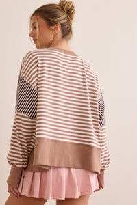 Varsity Stripe Long Sleeve Detail 4 - Altar'd State