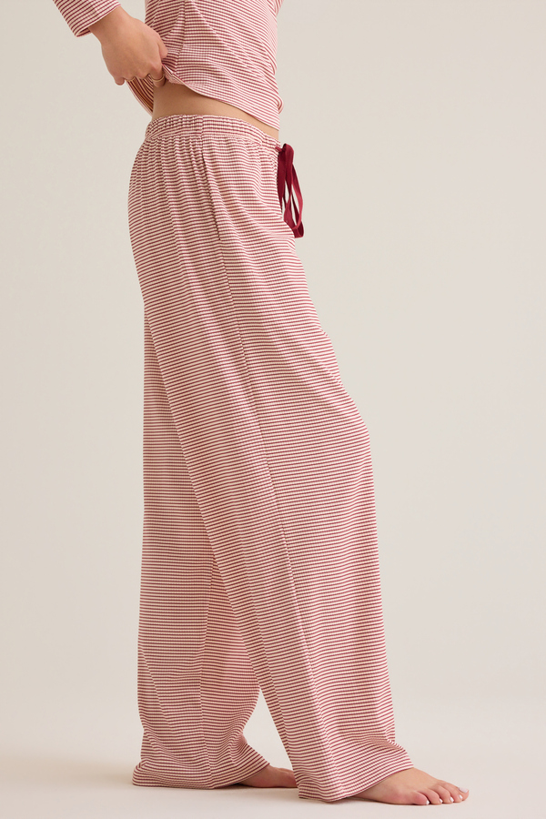 Marlowe Stripe Pajama Pant Detail 3 - Altar'd State