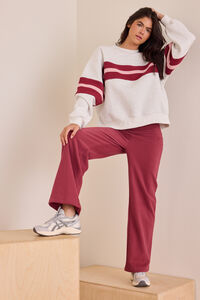 Power Stripe Fleece Pullover Detail 2 - Altar'd State