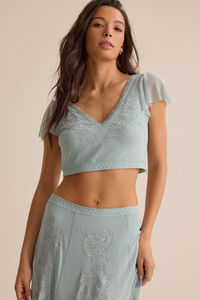 Carlin Embroidered Top Detail 2 - Altar'd State