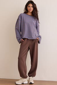 Inspire Stripe Boxy Tee Detail 3 - Altar'd State