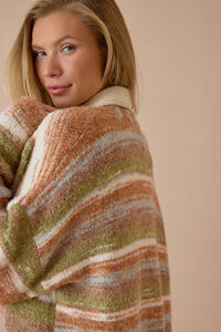 Wrenlee Spacedye Sweater Duster Detail 6 - Altar'd State
