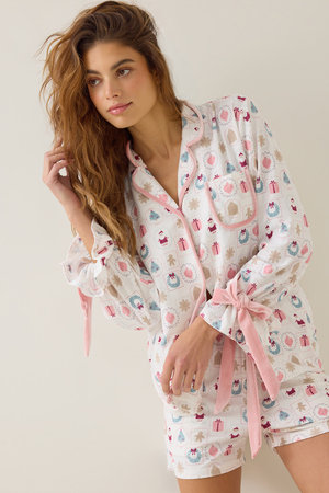 Christmas Tiles Mama Pajama Set - Altar'd State - 
