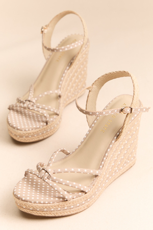 Addeline Polka Dot Wedge - Altar'd State - 