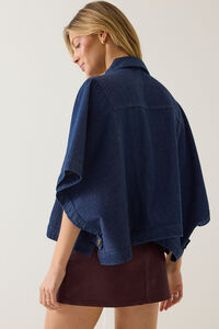 Emy Denim Cape Jacket Detail 6 - Altar'd State