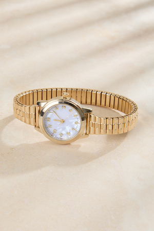 Mother of Pearl Stretch Round Watch - Altar'd State - 
