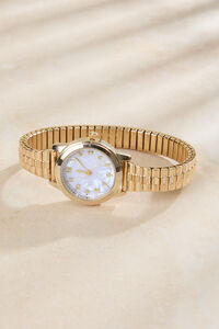 Mother of Pearl Stretch Round Watch - Altar'd State
