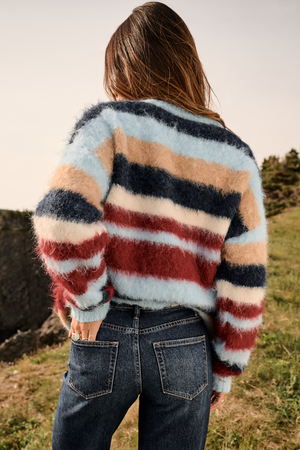 Hazel Striped Sweater - Altar'd State