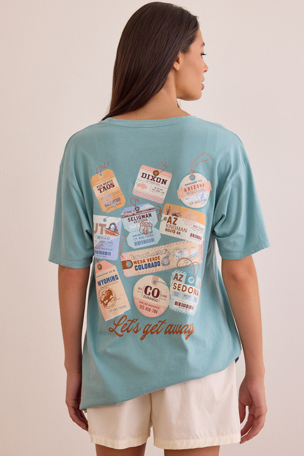 Text You When I Land Tee Detail 3 - Altar'd State