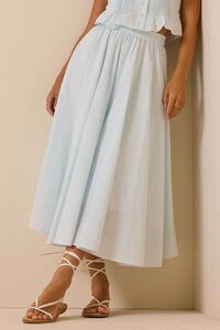 Matilda Stripe Midi Skirt Detail 3 - Altar'd State