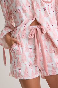 Sweet Spruce Mama Pajama Set Detail 3 - Altar'd State