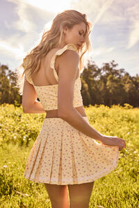 Apex Blossom Floral Skort Detail 3 - Altar'd State