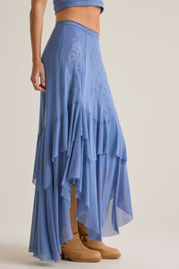 Carlin Ruffle Maxi Skirt Detail 5 - Altar'd State