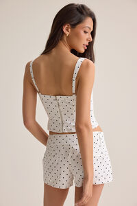 Leilah Polka Dot Tank Detail 6 - Altar'd State