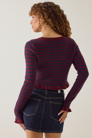 Kat Ruffle Blouse - Altar'd State - 