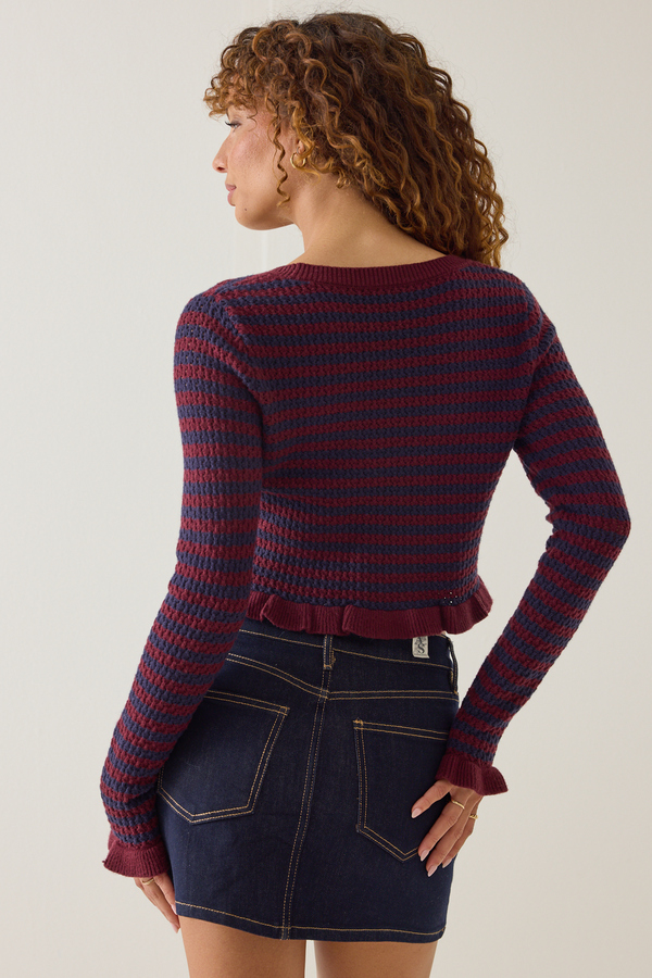 Kat Ruffle Blouse Detail 4 - Altar'd State