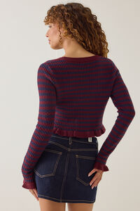 Kat Ruffle Blouse Detail 4 - Altar'd State
