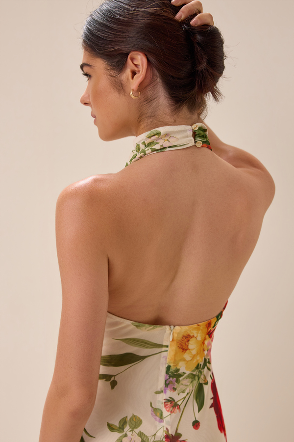 Zoya Floral Maxi Dress Detail 6 - Altar'd State