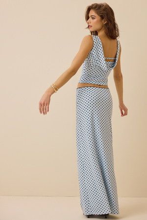 Priscilla Polka Dot Maxi Skirt - Altar'd State - 