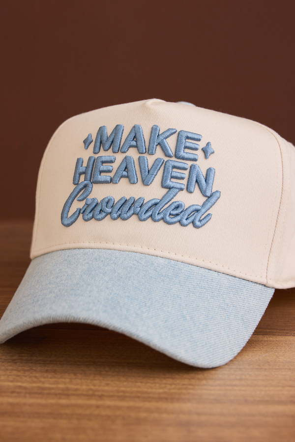 Make Heaven Crowded Trucker Hat Detail 2 - Altar'd State
