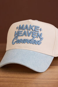 Make Heaven Crowded Trucker Hat Detail 2 - Altar'd State