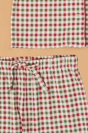 Holiday Cheer Gingham Pajama Set - Altar'd State - 