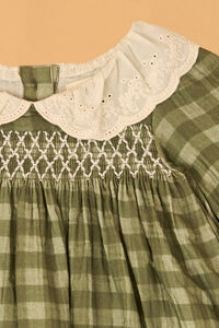 Haven Peter Pan Gingham Baby Dress Detail 2 - Altar'd State