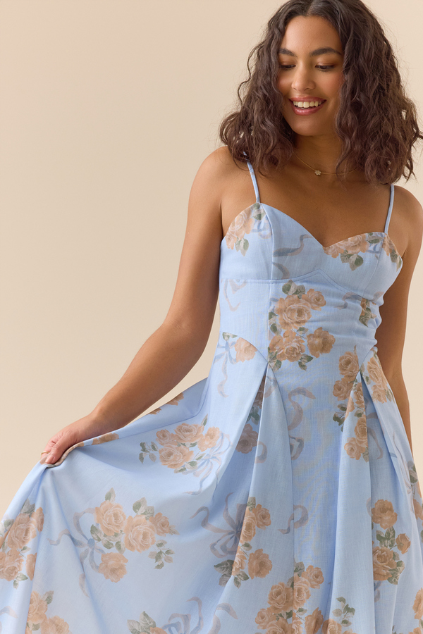 felicity maxi dress blue YFB Felicity Skirt