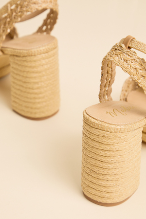 Matisse Orion Raffia Platform Heel - Altar'd State - 