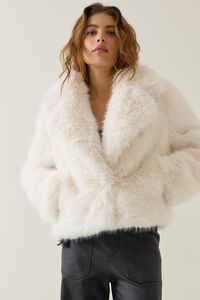 Chrissy Faux Fur Jacket Detail 4 - Altar'd State