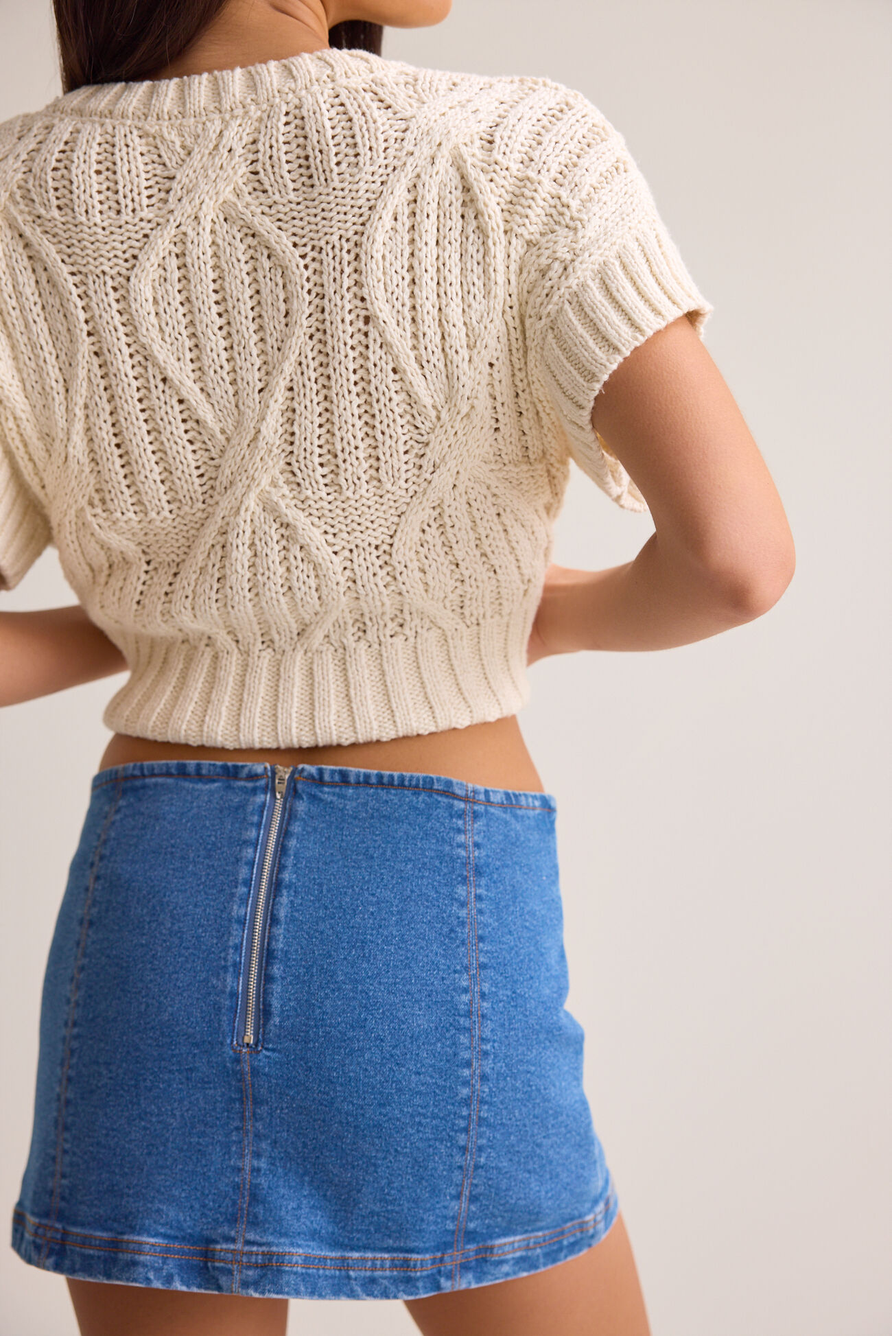 Jasmine Mini Denim Skirt