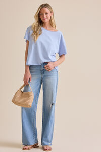Alyssa Boatneck Tee Detail 2 - Altar'd State
