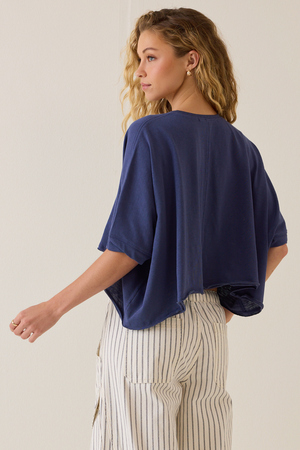McKenna Oversized Boxy Crop Tee - Altar'd State - 