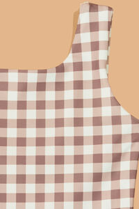 Lena Gingham Unitard Detail 2 - Altar'd State