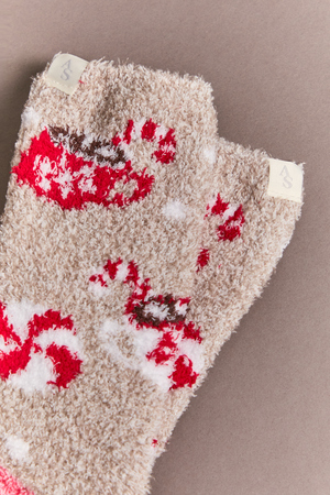 Peppermint Hot Cocoa Socks - Altar'd State - 