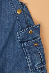 Scout Denim Cargo Overalls Detail 3 - Altar'd State