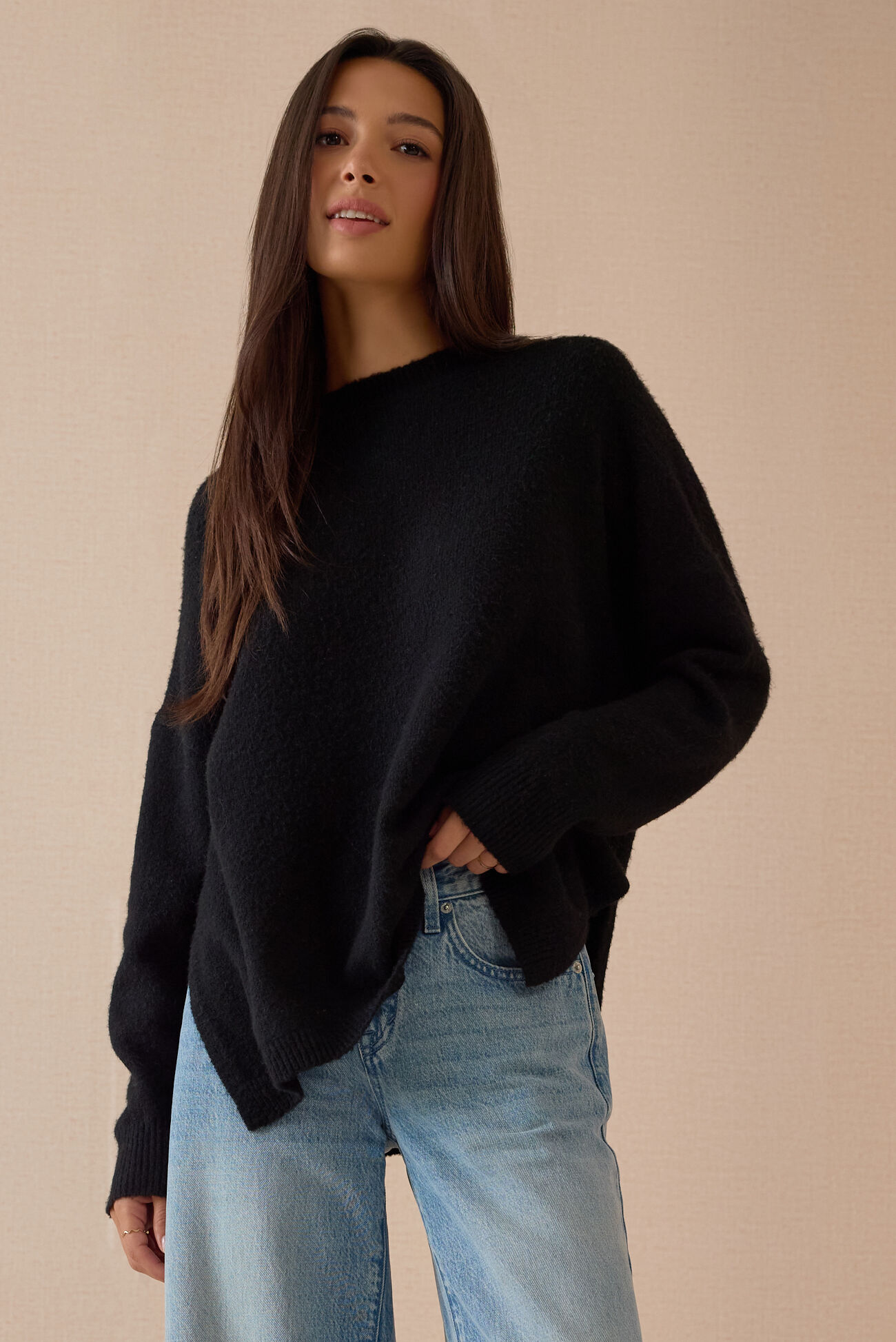 Leia Oversized Tunic Sweater