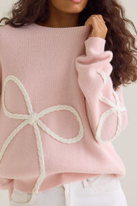 Briar Braided Bow Mama Sweater Detail 4 - Altar'd State