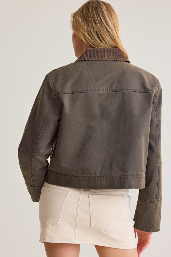 Brilee Cropped Barn Jacket Detail 6 - Altar'd State