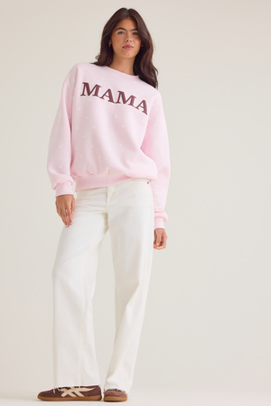 Penelope Polka Dot Mama Sweatshirt - Altar'd State - 