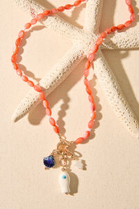 Enamel Fish Beaded Necklace - Altar'd State